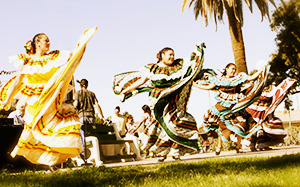 International Sonoran Desert Alliance young women dancing