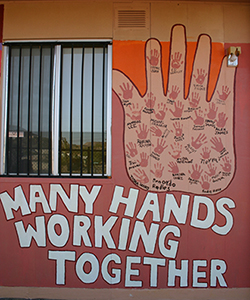 International Sonoran Desert Alliance Many Hands Mural
